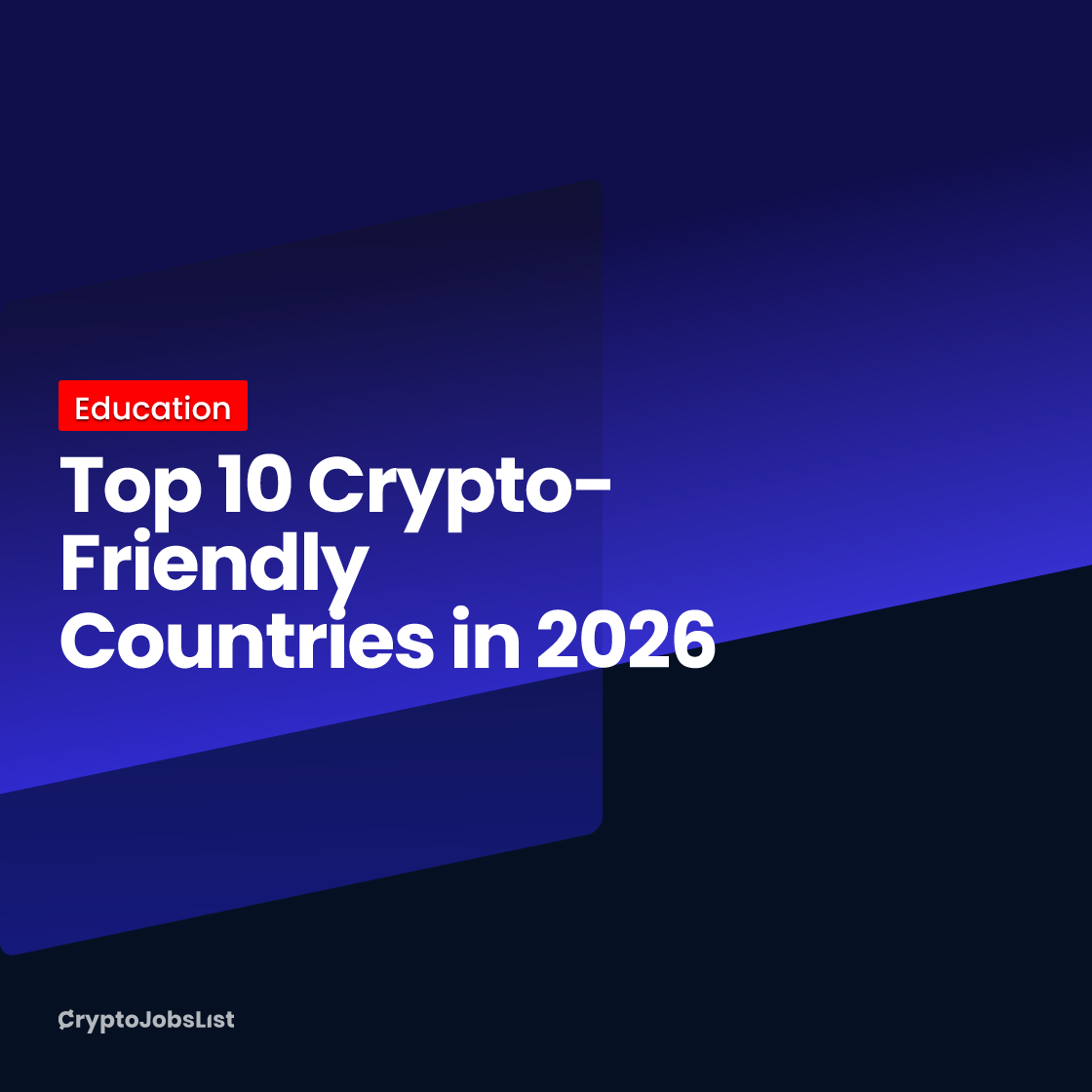 Top 10 Crypto-Friendly Countries in 2026