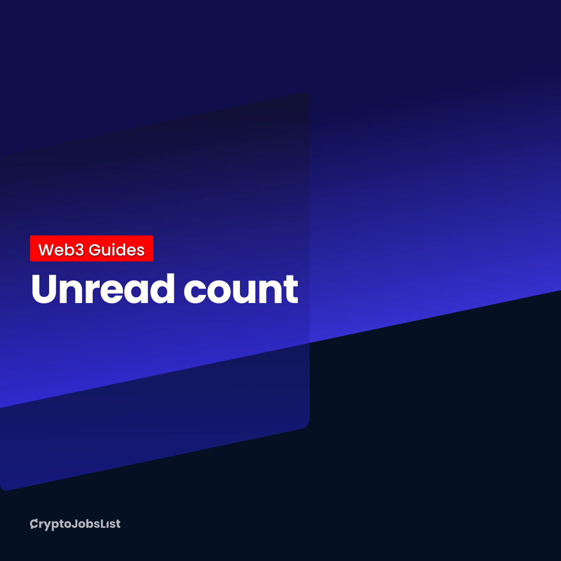 Unread count