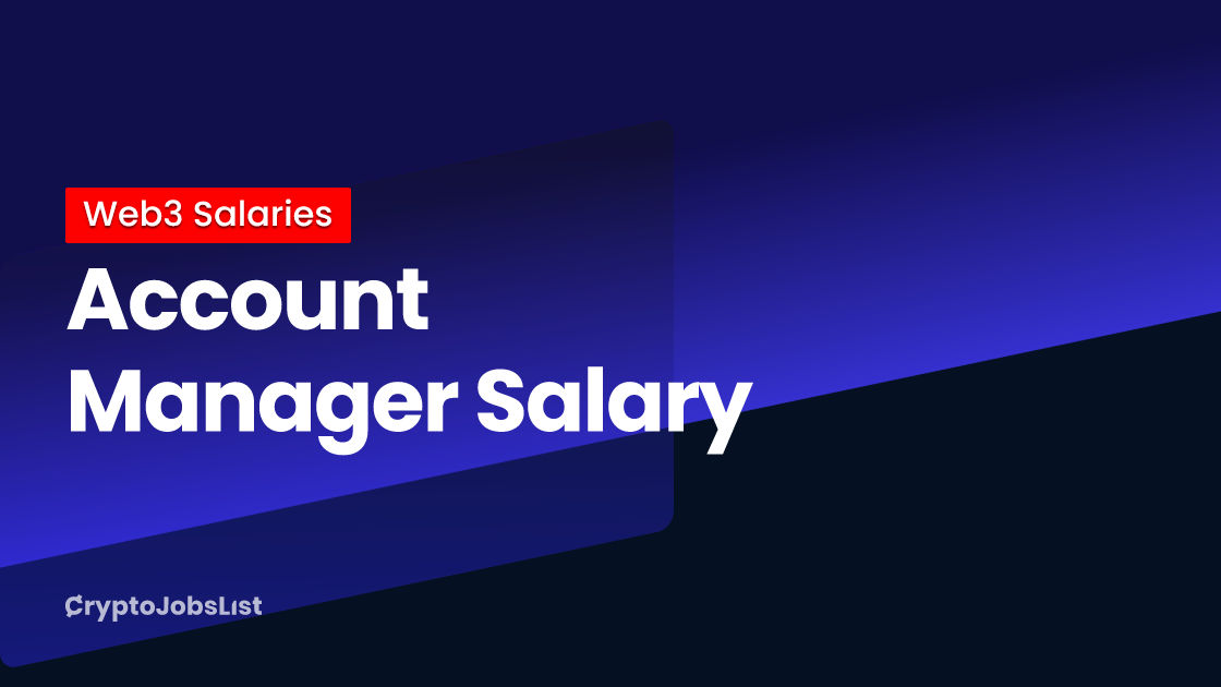 crypto account manager salary