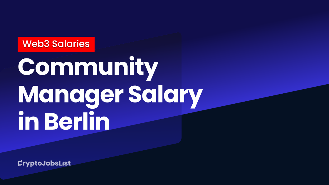 crypto community manager salary