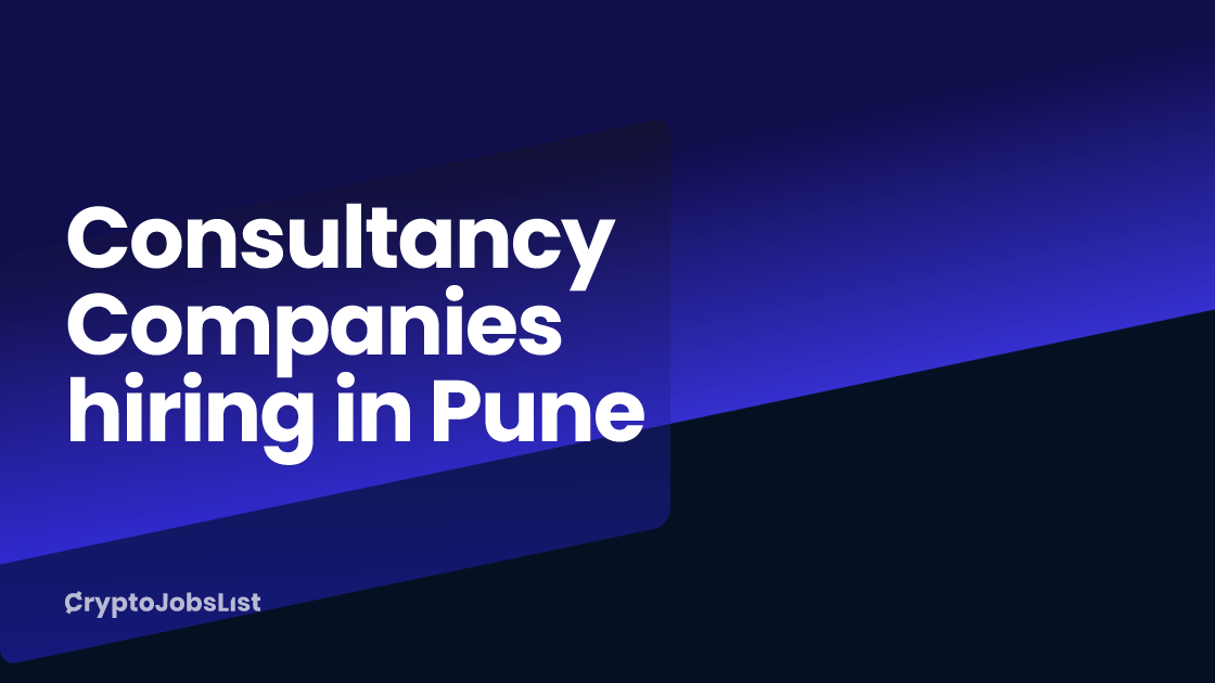 Consultancy Companies hiring in Pune