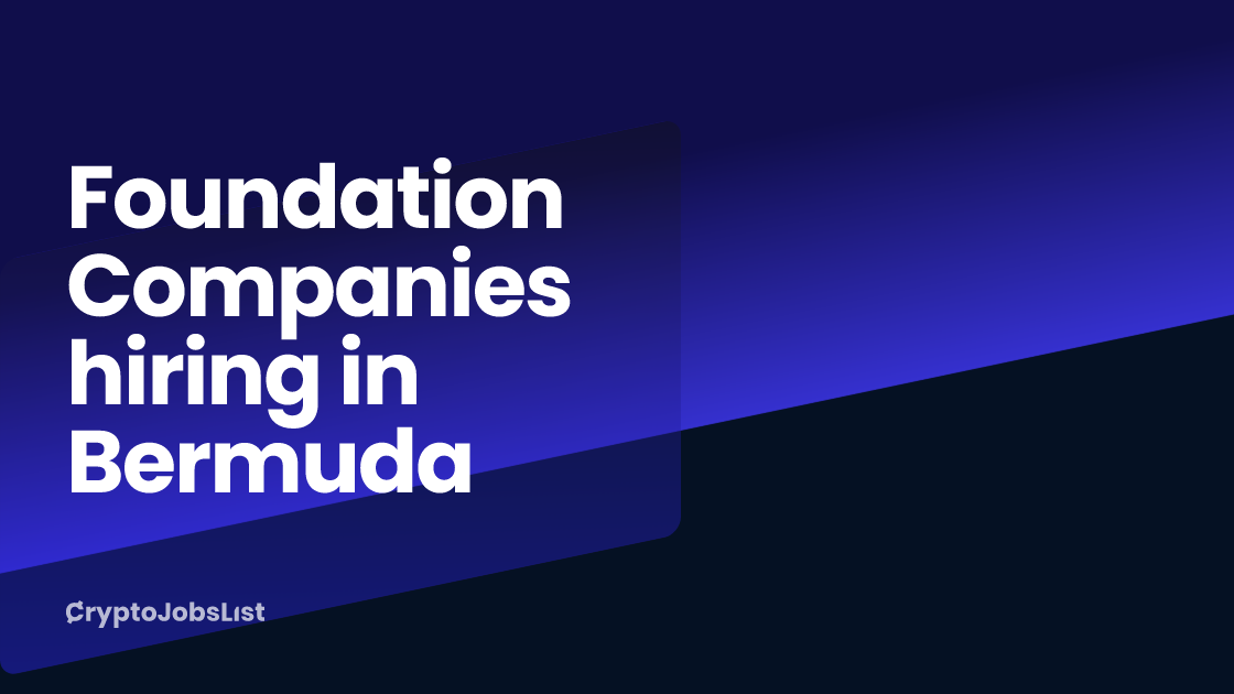 Foundation Companies hiring in Bermuda
