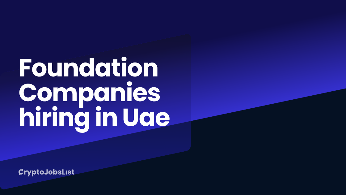 Foundation Companies hiring in Uae
