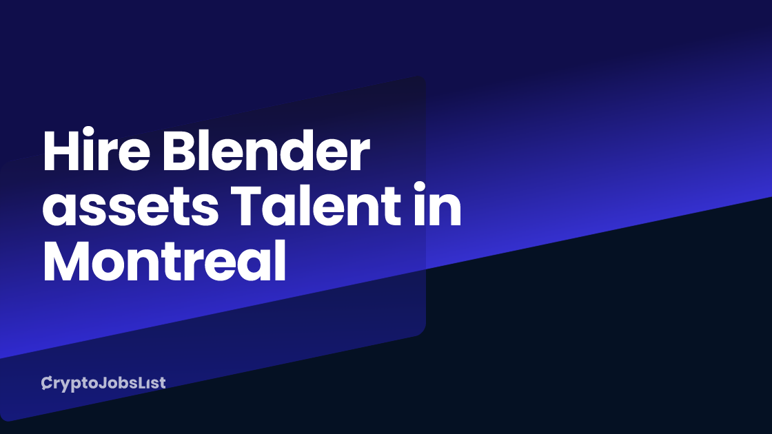 Blender assets Talent For Hire in Montreal. Find and hire Top