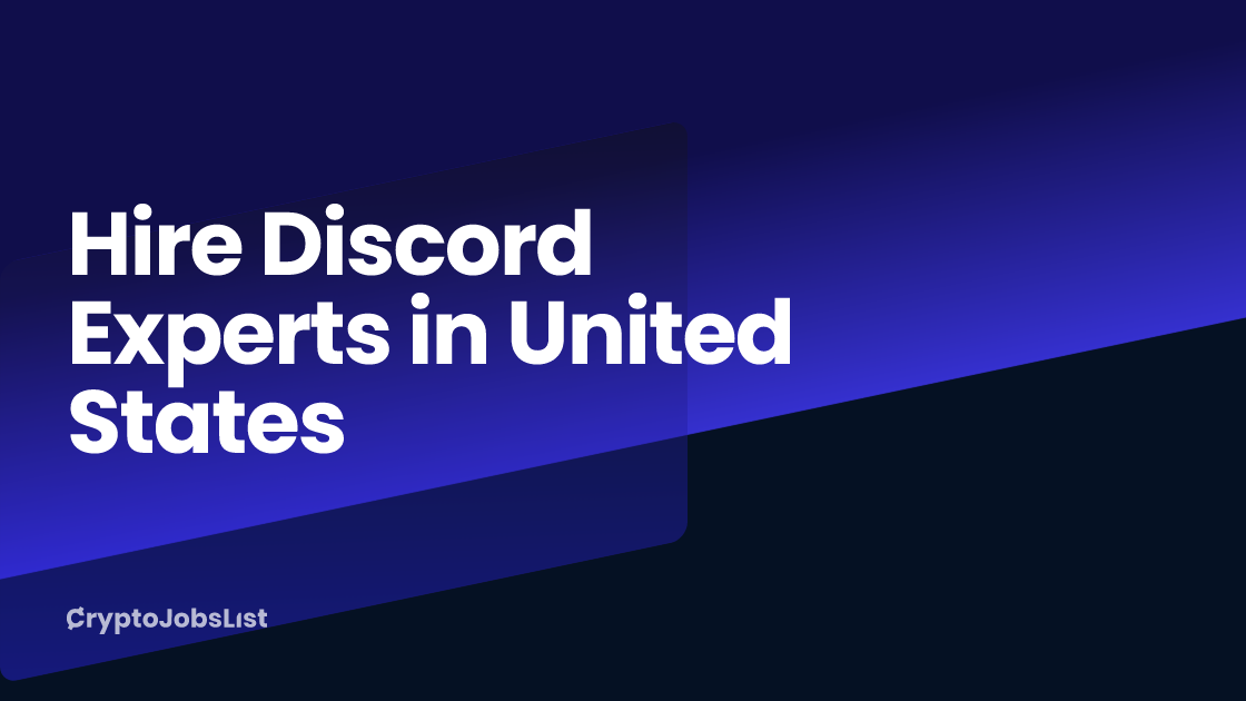 Hire Discord Experts in United States. 88 professionals found Crypto