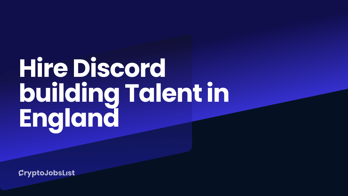 Discord building Talent For Hire in England. Find and hire Top