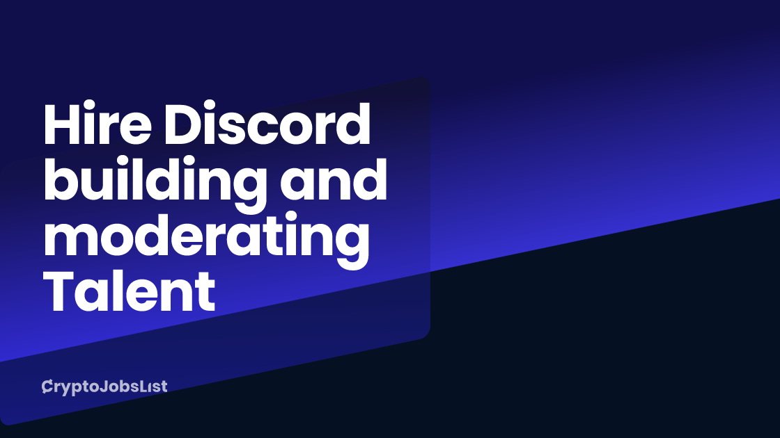 Discord building and moderating Talent For Hire . Find and hire Top