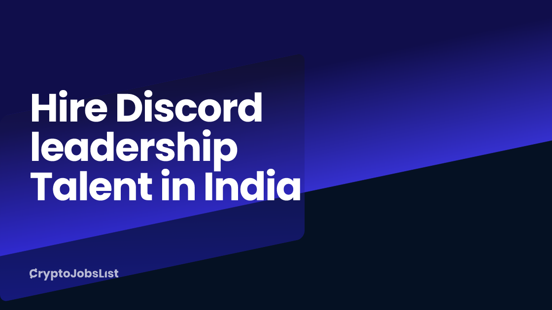 Discord leadership Talent For Hire in India. Find and hire Top