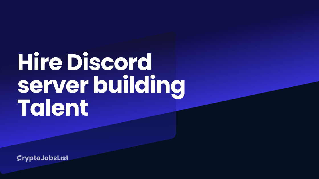 Discord server building Talent For Hire . Find and hire Top