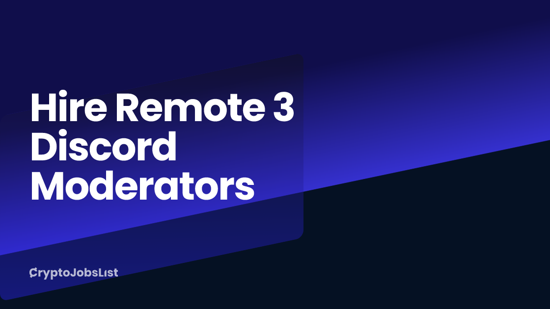 Hire Remote 3 Discord Moderators. 27 profiles June 2024