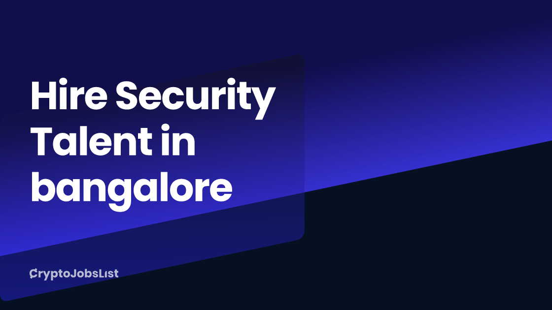 security assignment manager jobs in bangalore