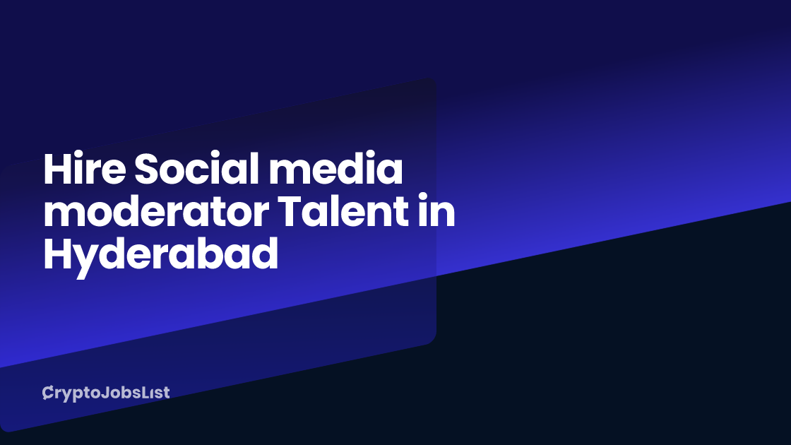 Social media moderator Talent For Hire in Hyderabad. Find and hire Top