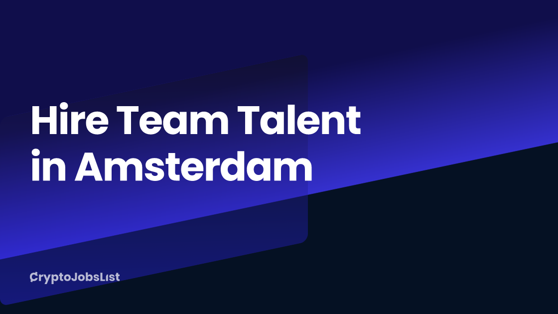 blockchain jobs amsterdam