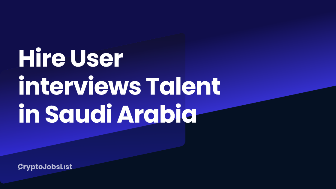 User interviews Talent For Hire in Saudi Arabia. Find and hire Top ...