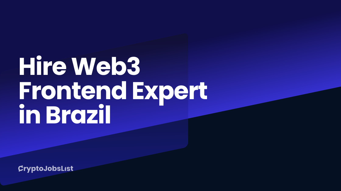 capitani group no linkedin: desenvolvedor frontend... Hire a Web3 Frontend Expert in Brazil | 11+ Vetted Profiles (2026)