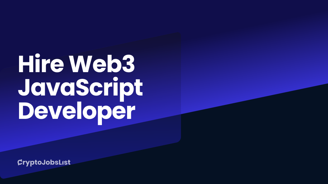 Hire a Web3 JavaScript Developer | 134+ Vetted Profiles (2026)