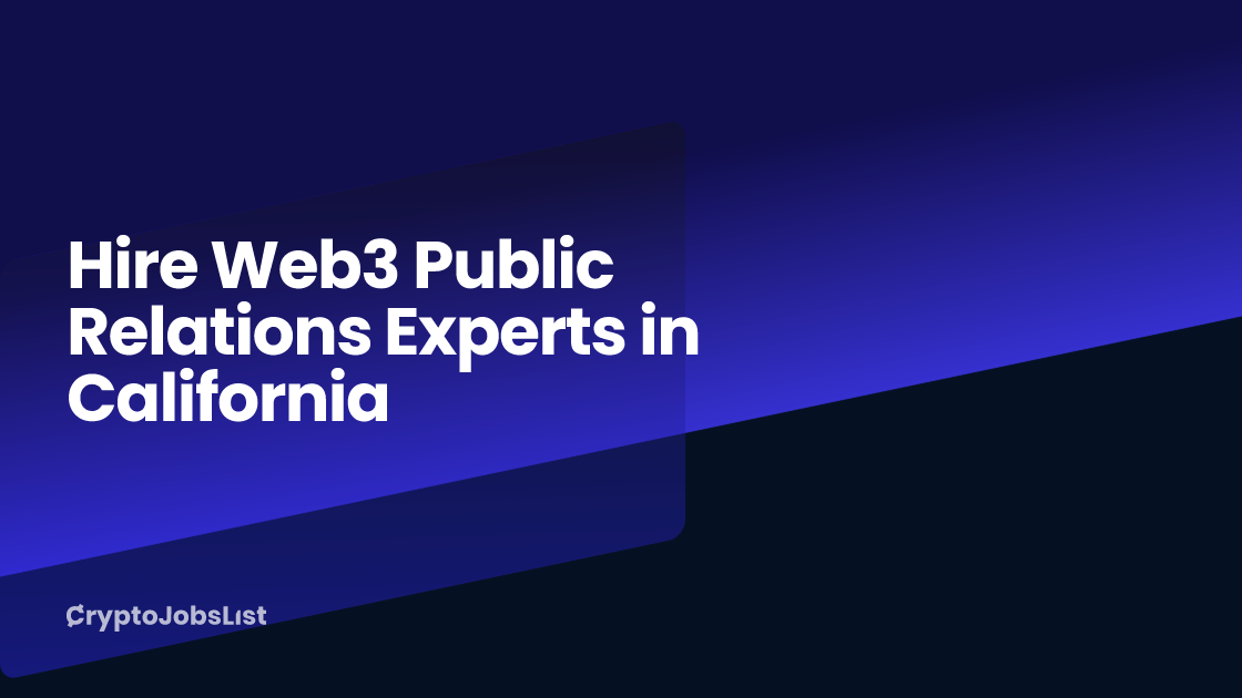 Hire Web3 Public Relations Experts in California. 31 profiles ...