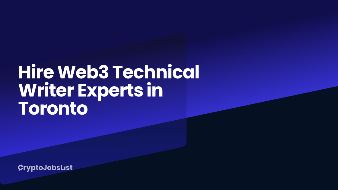 Hire Web3 Technical Writer Experts in Toronto. 68 profiles - August 2024