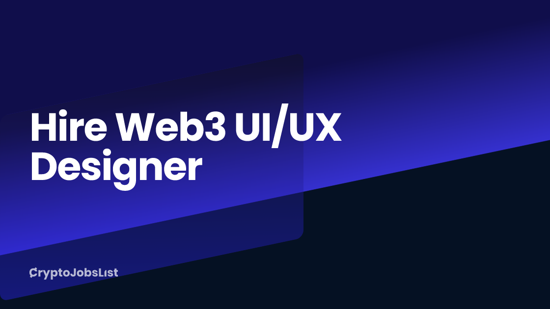 Hire a Web3 UI/UX Designer | 313+ Vetted Profiles (2026)