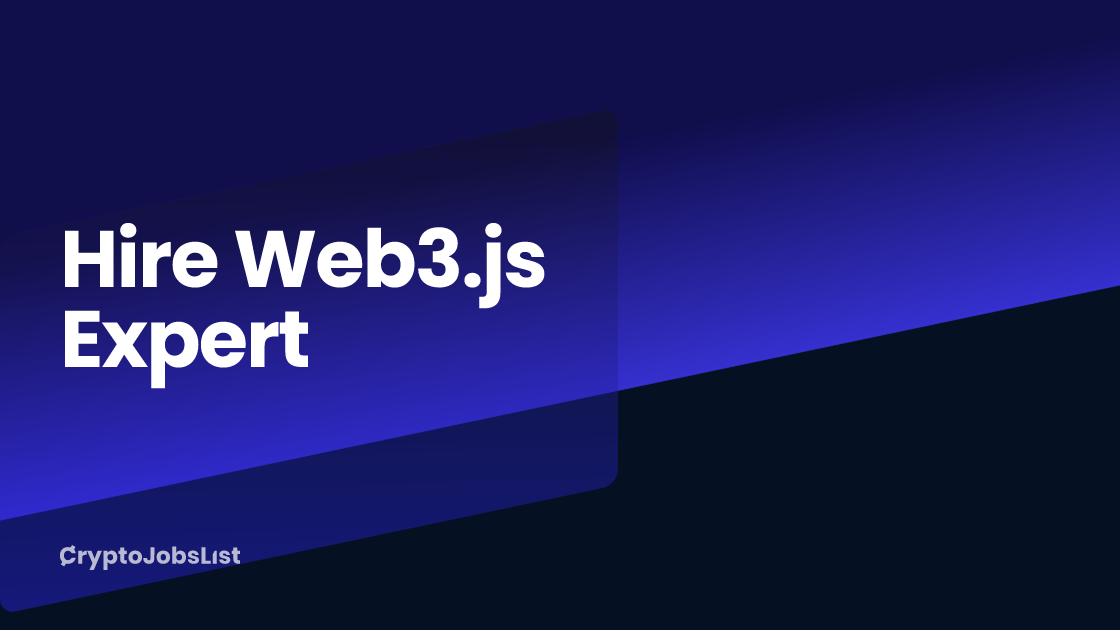 Hire a Web3.js Expert | 23+ Vetted Profiles (2026)
