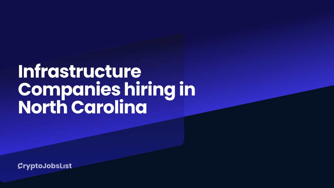 Infrastructure Companies hiring in North Carolina
