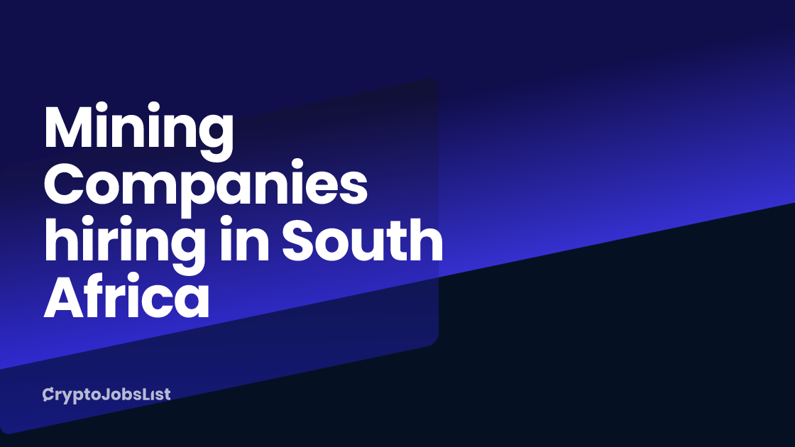 Mining Companies Hiring In South Africa