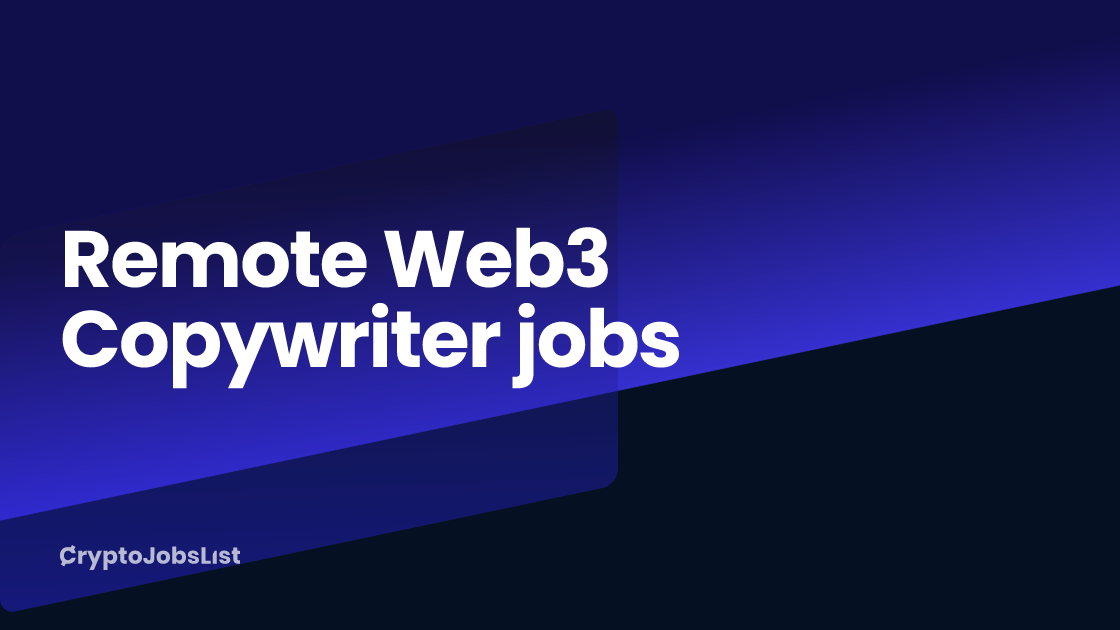 Remote Web3 Copywriter Jobs remote-web3-copywriter-jobs