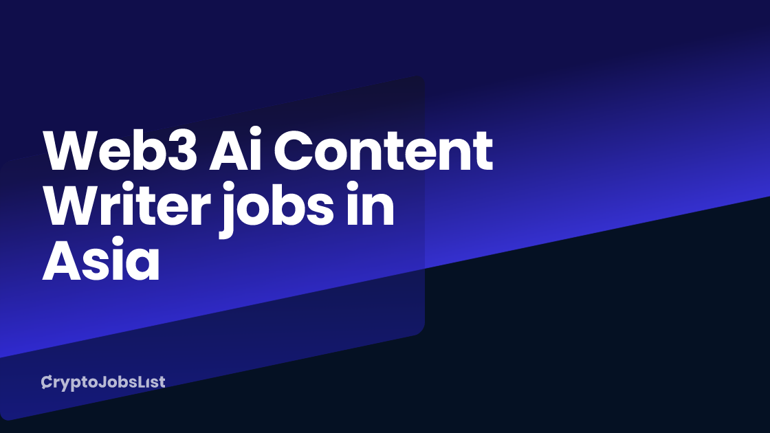 ai content writer jobs remote worldwide