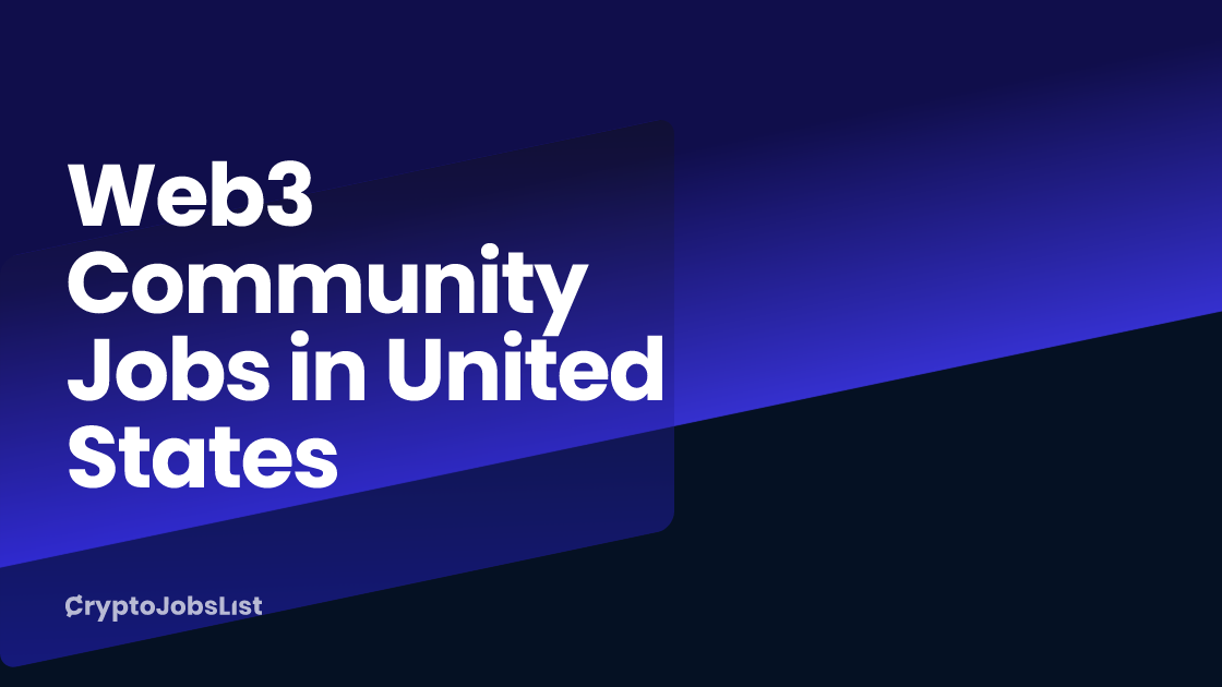 Community Static Job Web3 Community Jobs in United States