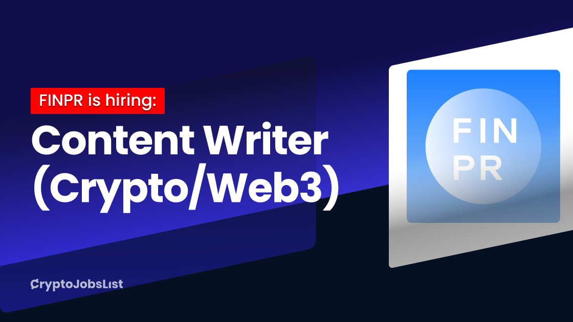 content writer job for crypto