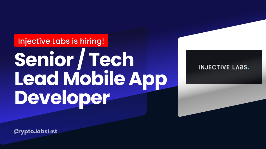 Senior / Tech Lead Mobile App Developer